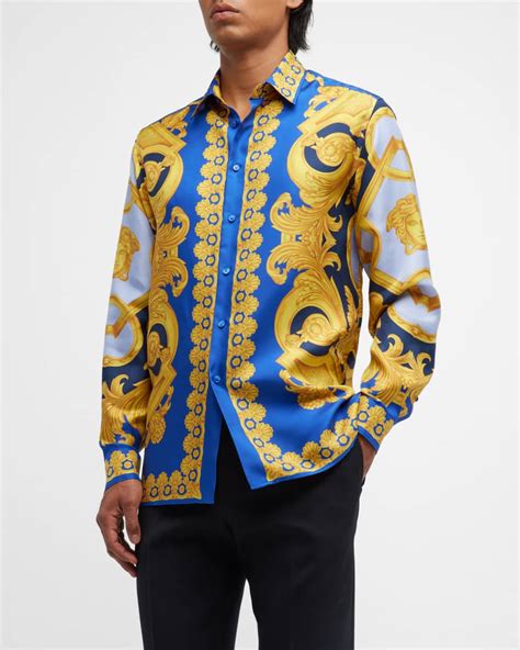 men versace shirts